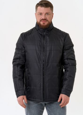 Мужская куртка с воротником стойкой