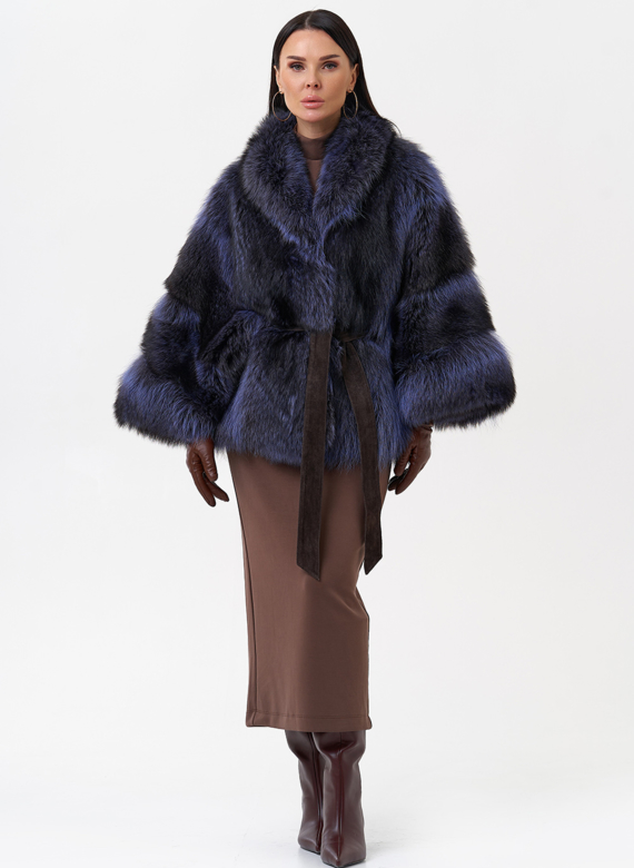 Шуба из енота летучая мышь