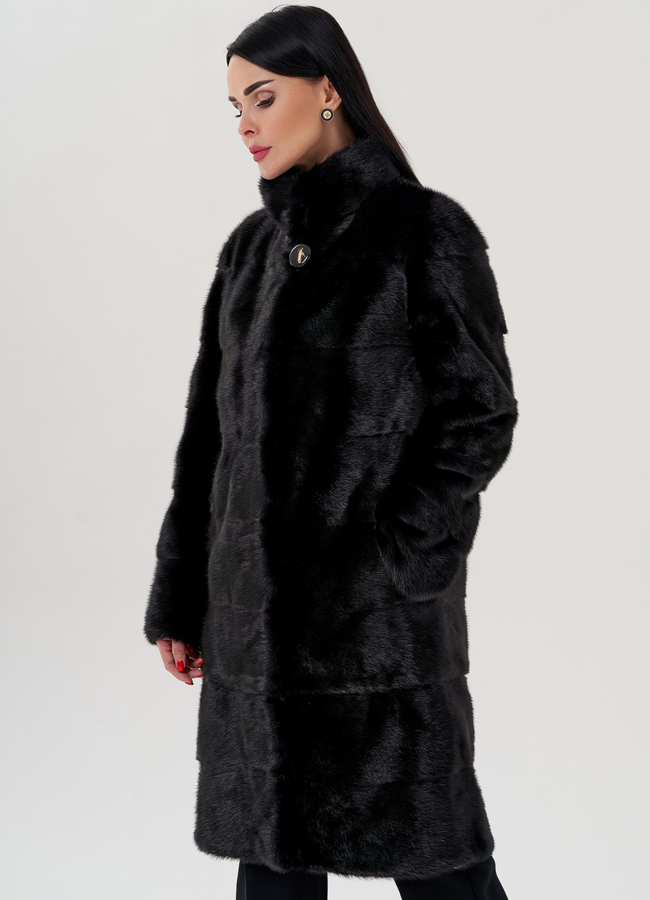 Норковая шуба модель № 24729 универмаг малина